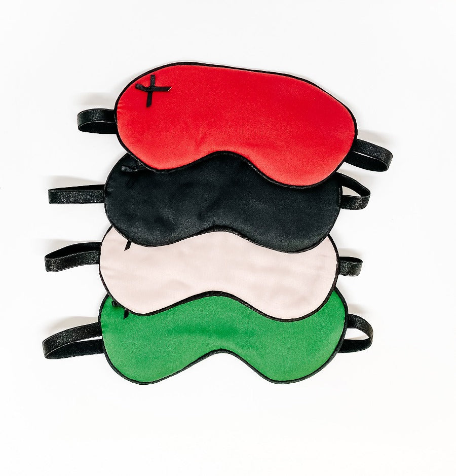 Sleep mask satin