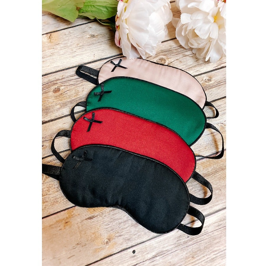 Sleep mask satin