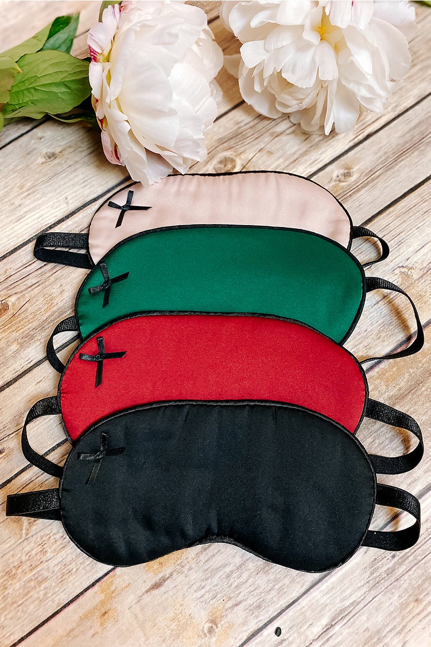 Sleep mask satin